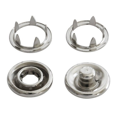 Kam Snaps Metal Snaps Druckknöpfe Silber Size 16 1000 Sets