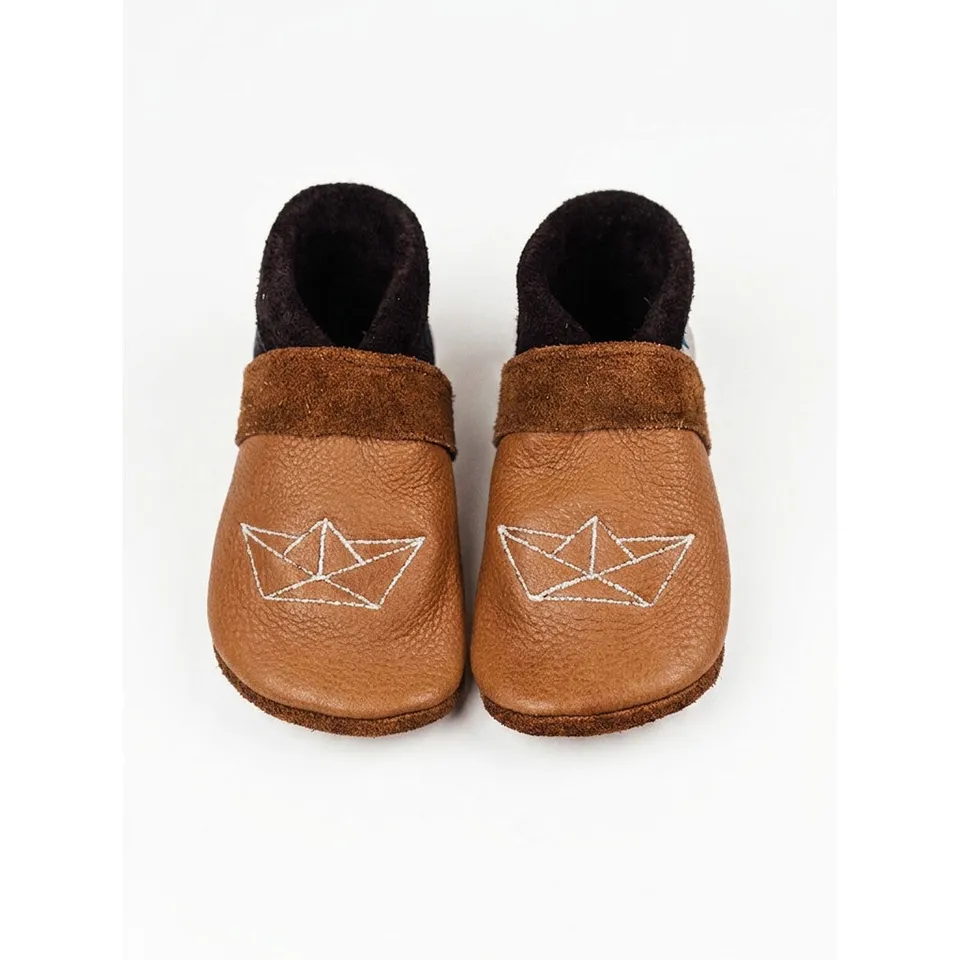 Pantolinos Papierschiffchen Barfußschuhe 20 Grau