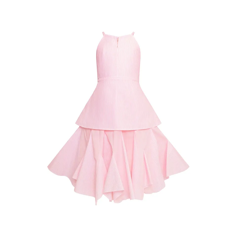 Infantium Victoria Zero Waste Kleid rosa Bio-Baumwolle Festkleid