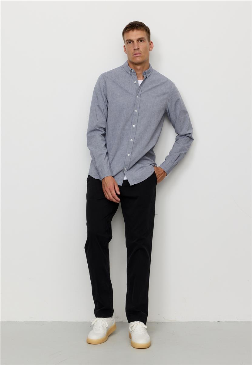 marlowe nature Shirt Corn Hemd blue Bio-Baumwolle