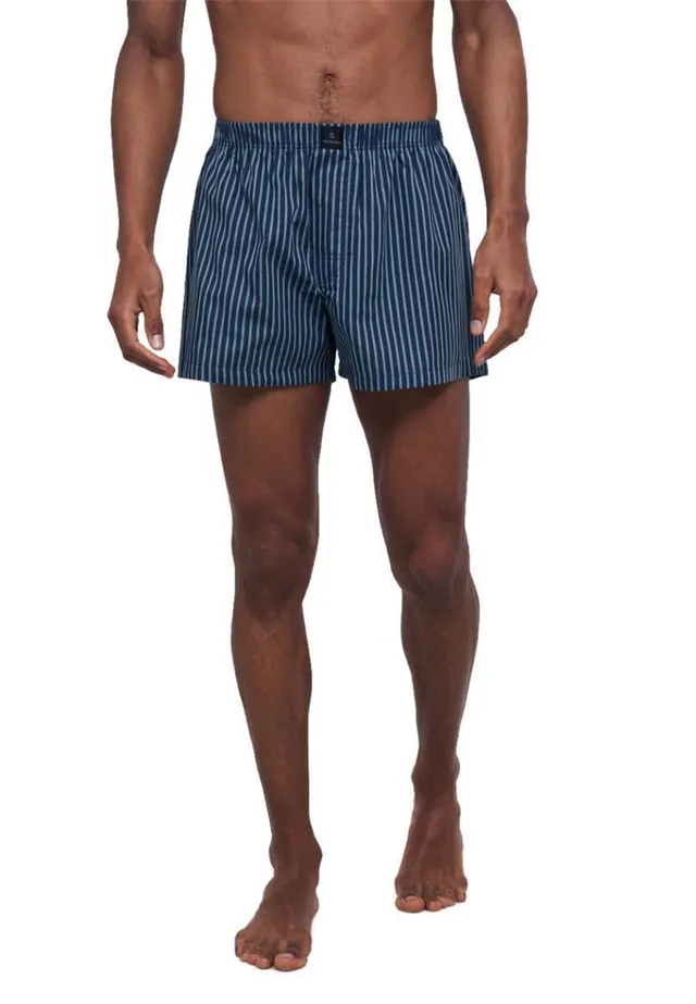 marlowe nature Boxershorts Amargo Stripes Unterhose navy Bio