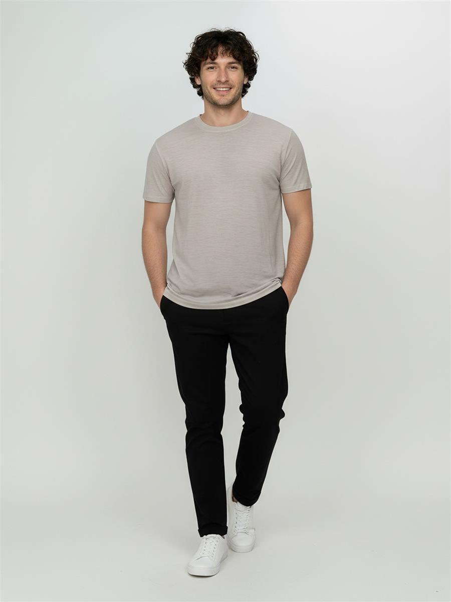 Greenbomb Basic Loom Merino-Shirt sandstone S