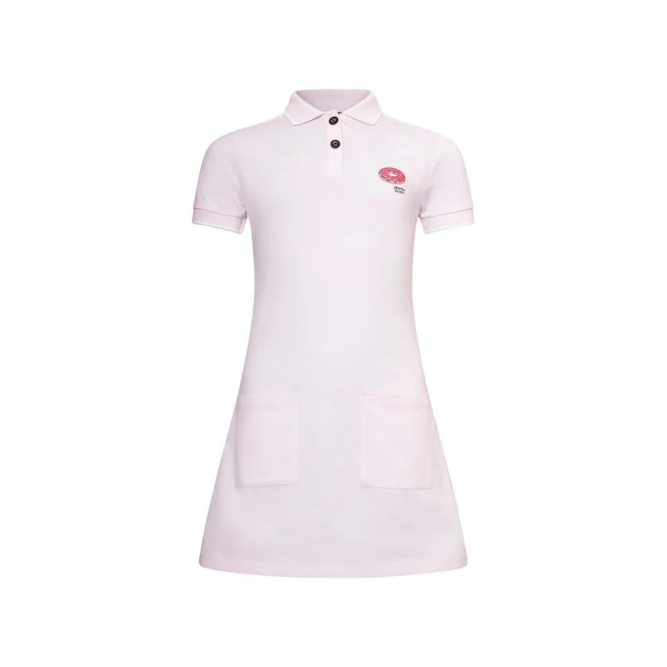 Infantium Victoria Dresses Polo Kleid rosa Bio-Baumwolle