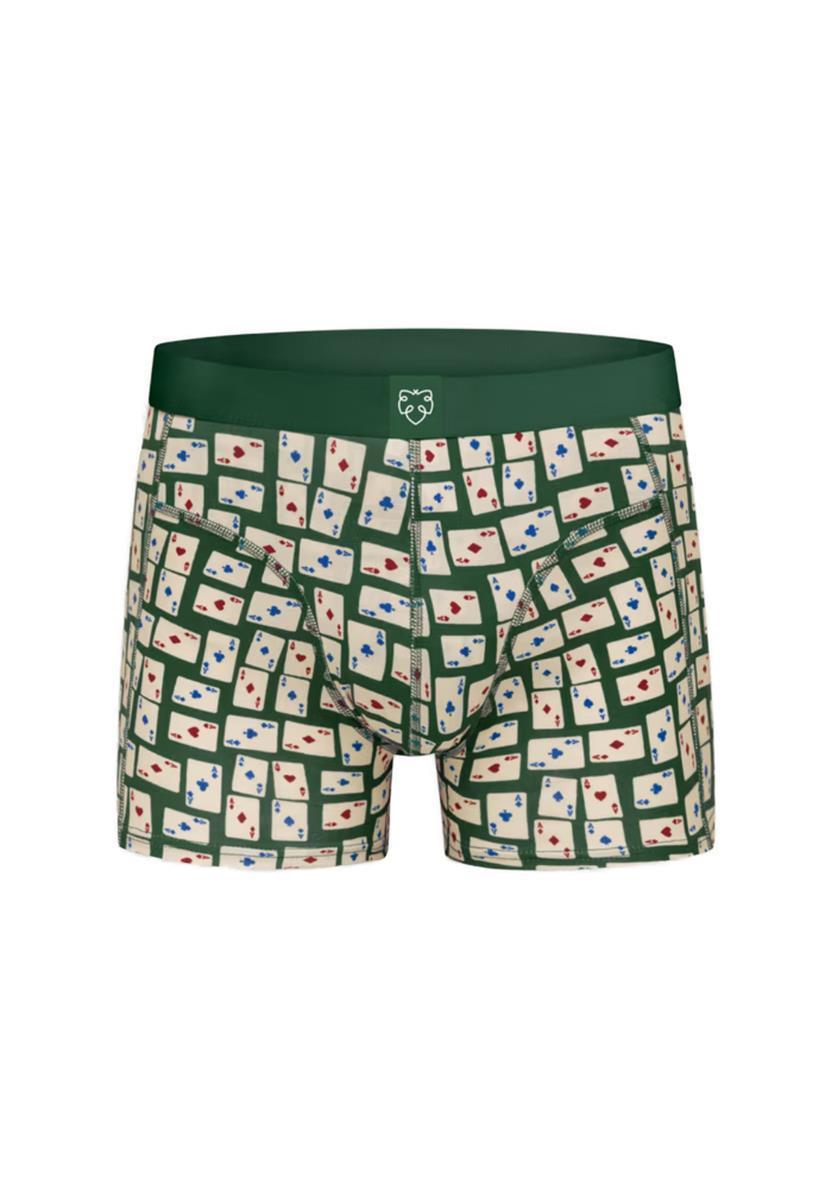 marlowe nature Boxer Brief Unterhose black trouts M Bio-Print