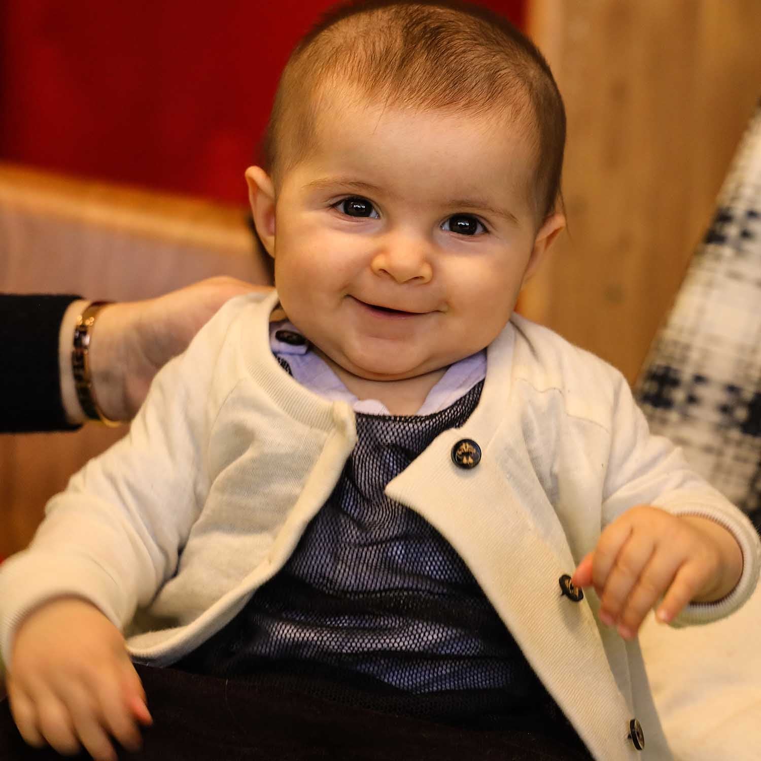 Infantium Victoria Weganool Babyjacke Creme Vegan Cashmere