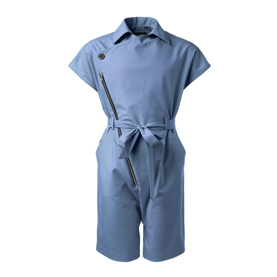 Infantium Victoria Denim Jumpsuit Overall blau 116 Kurzarm