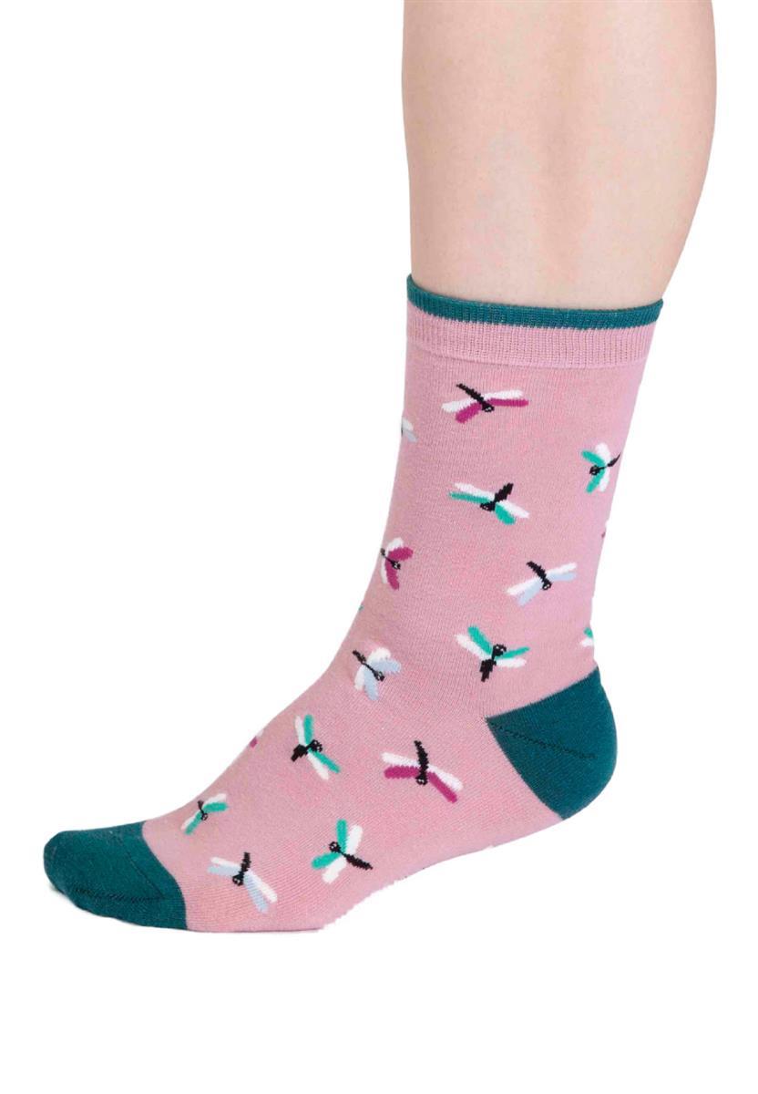 Thought Cece Bug Socks Socken malachite green Bio-Baumwolle