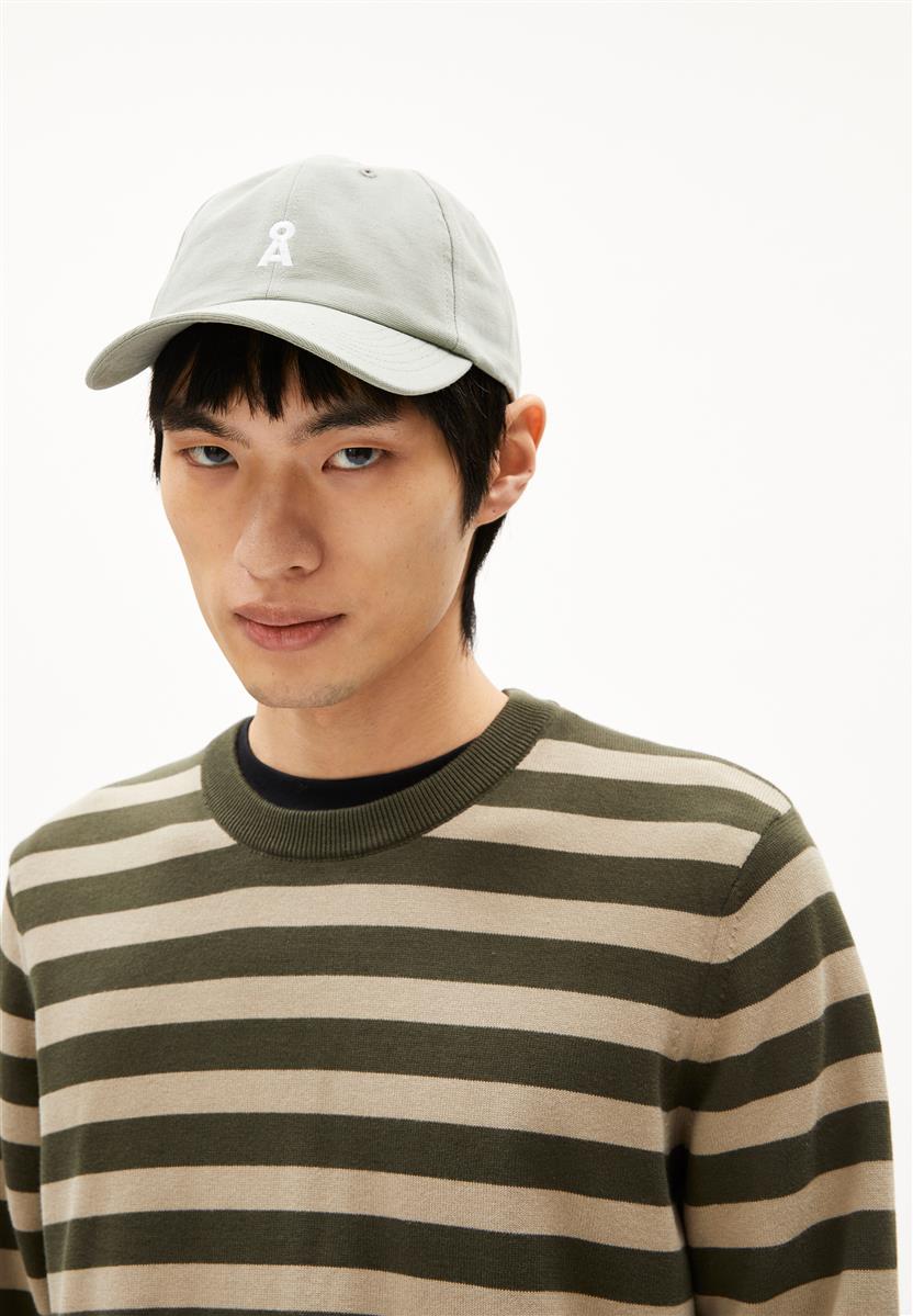 marlowe nature Loukaa Fine Stripes Pullover forest pine-light sage S