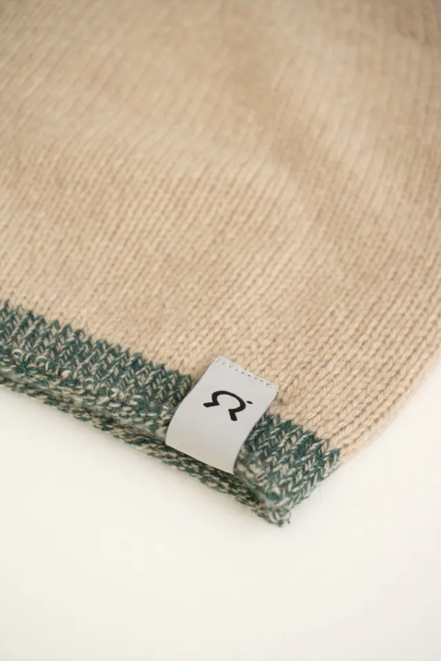 marlowe nature Cappello Vittorio Beanie mouliné-blue M