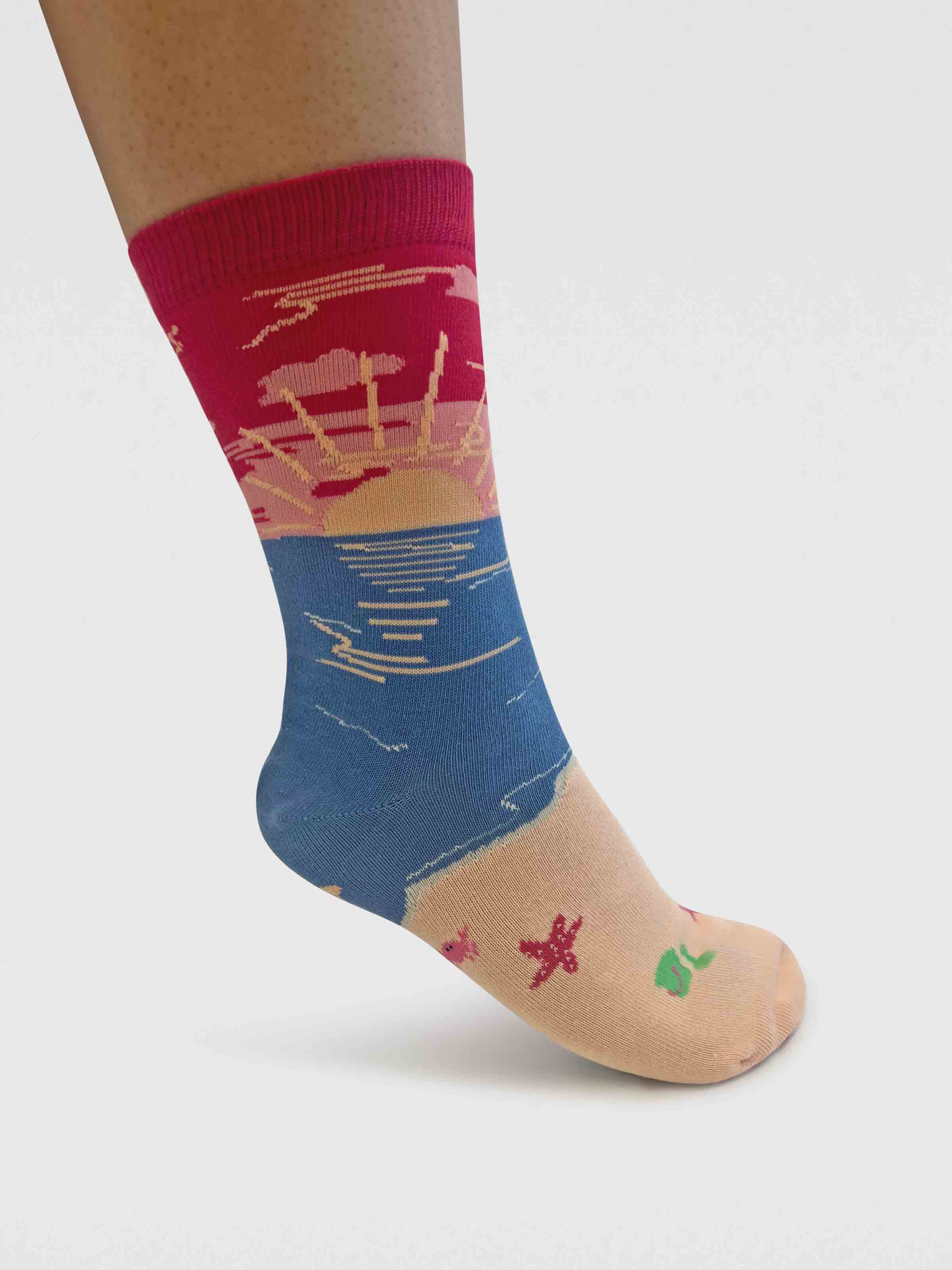 marlowe nature Bess Beach Sunset Socken neon pink 37-41