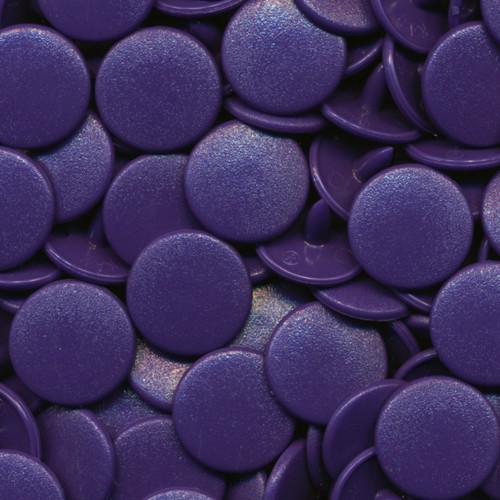 Kam Snaps Plastic Snaps B35 Purple Druckknöpfe 50 Sets matt