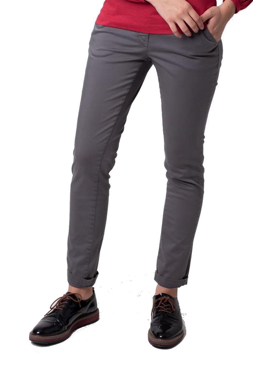marlowe nature Hosen Chino Stoffhose dark grey Bio-Baumwolle