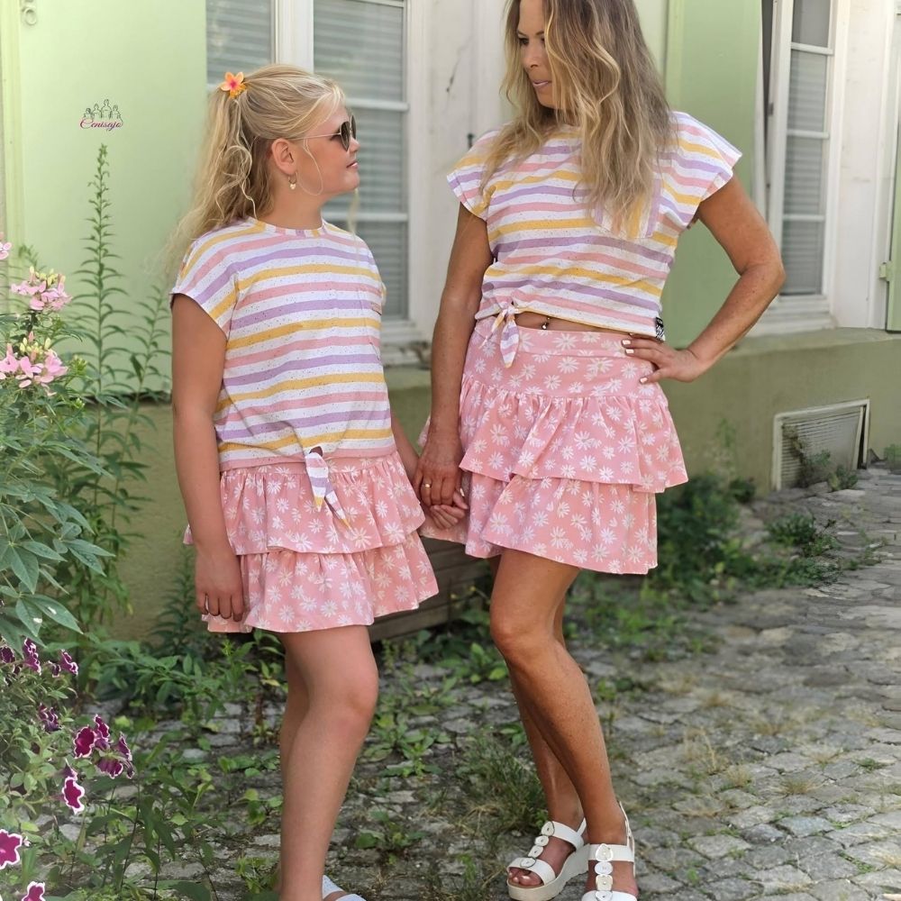 Moeve Design Skort sVolängli Partnerlook Schnittmuster Set