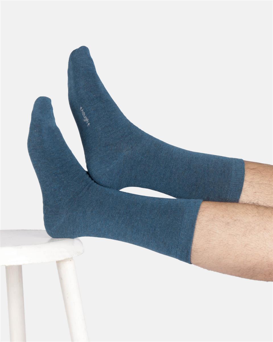 Thought Jack Marl Bambus Socken Herren 41-47 jewel green marl