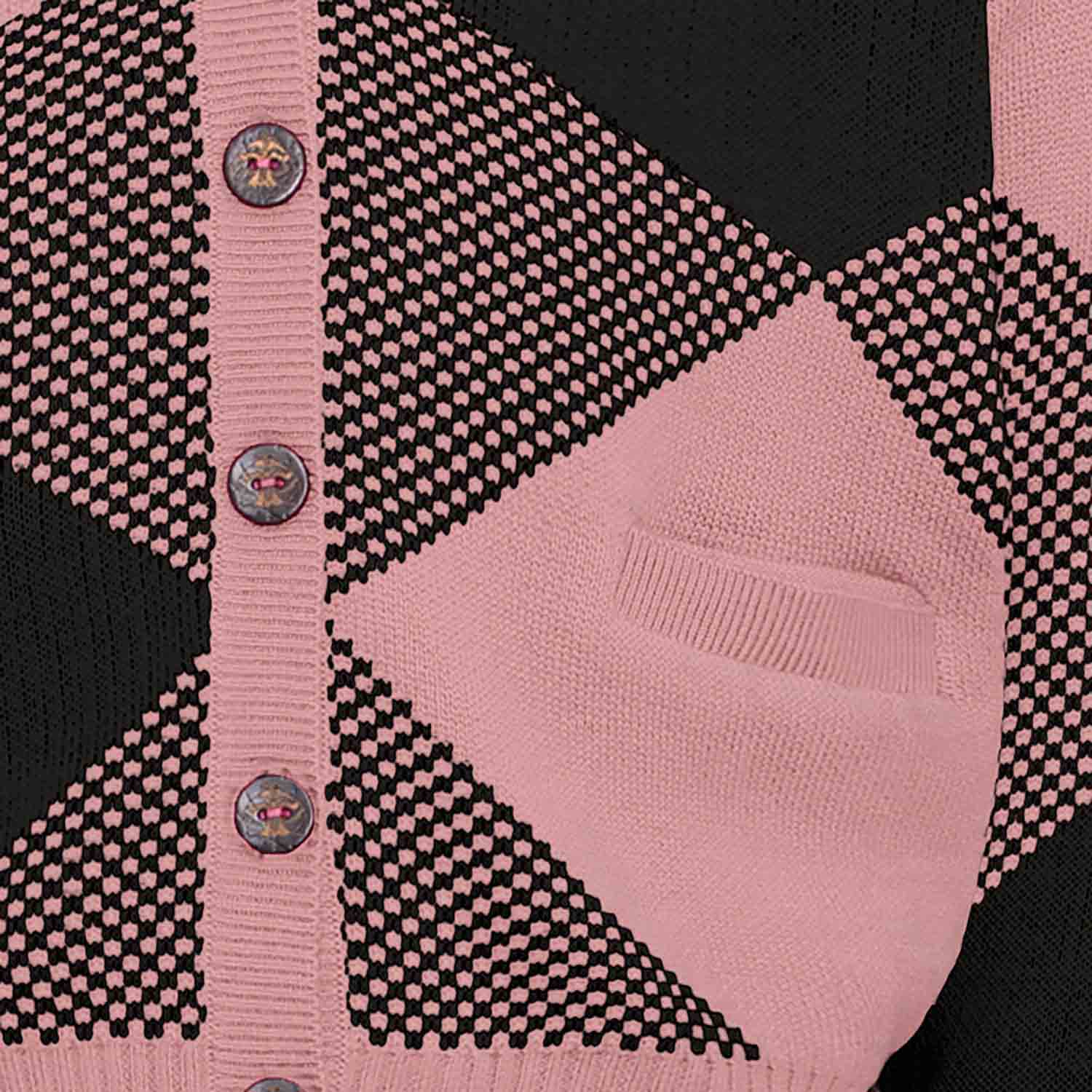 Infantium Victoria Cardigan Kinder Strickjacke Rosa Bio-Baumwolle