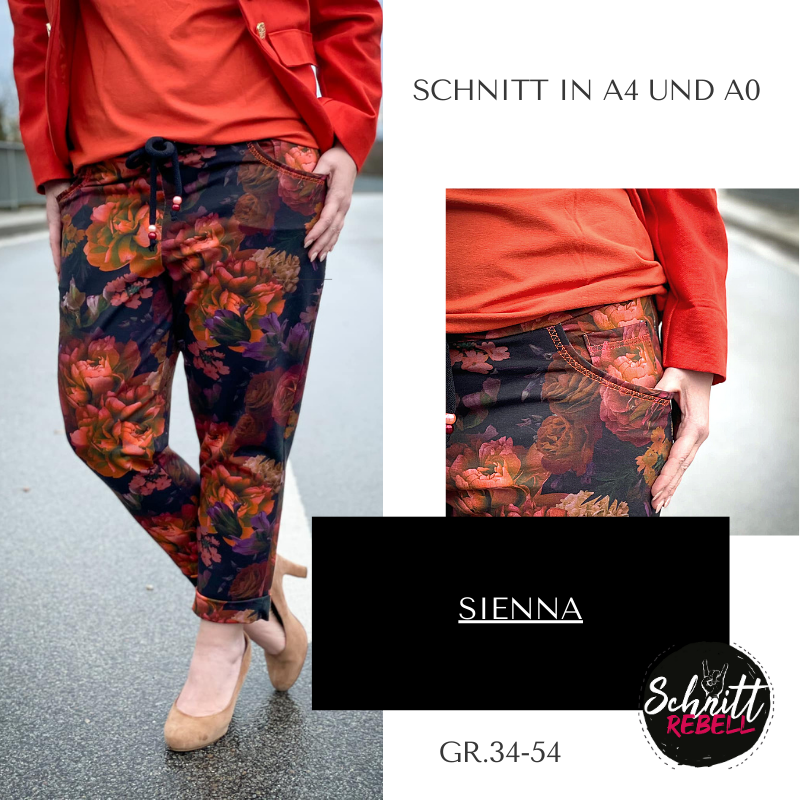 Schnittrebell Ebooks Casual Pants Sienna Gr.34-54 Hose