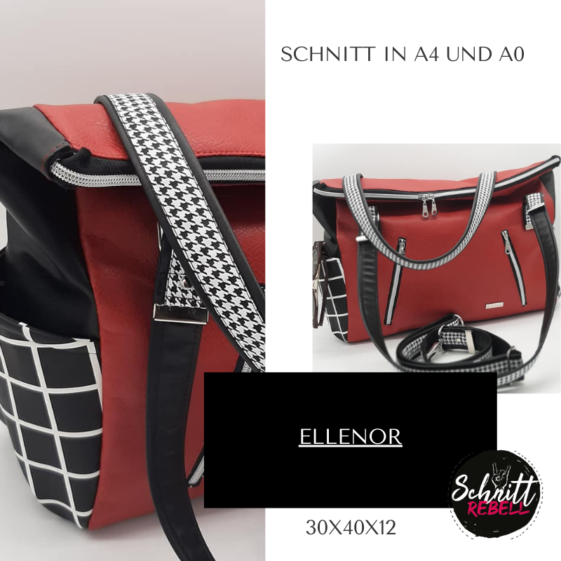 Schnittrebell Ellenor Ebook Shopper 30x40x12 cm PDF