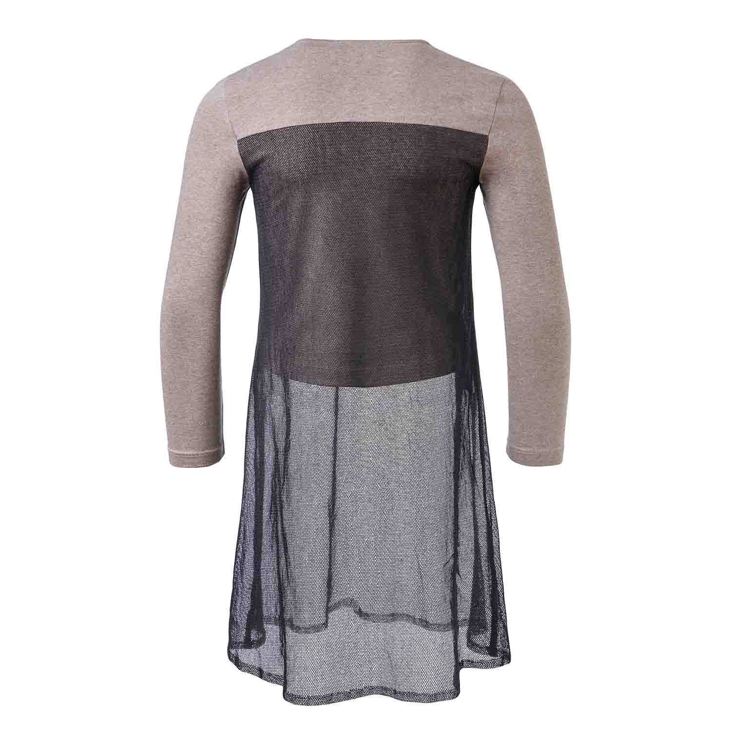 Infantium Victoria Top Beige Mesh Top Baumwolle Mädchen