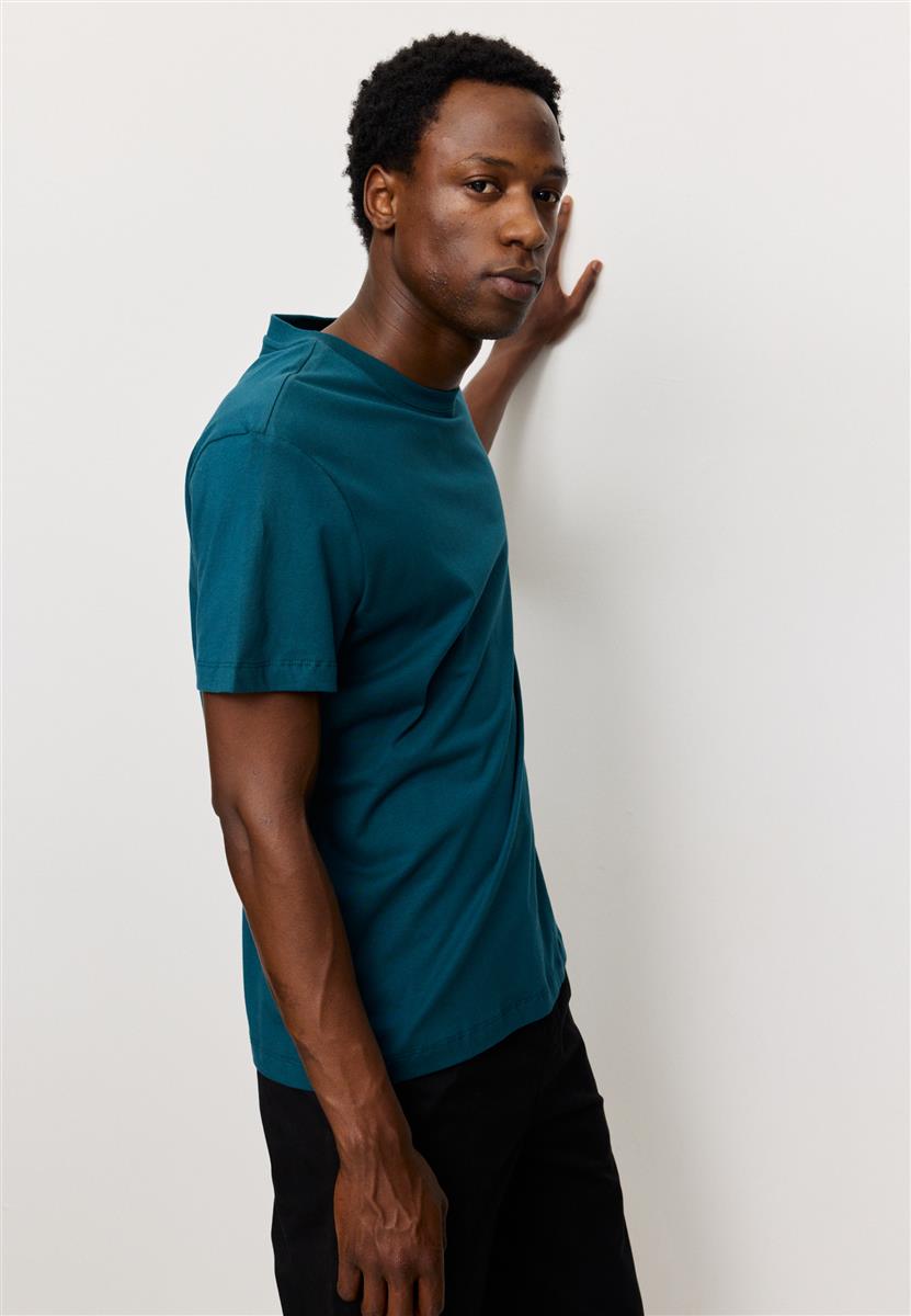 Marlowe Nature Agave Moin T-Shirt Deep Teal Bio