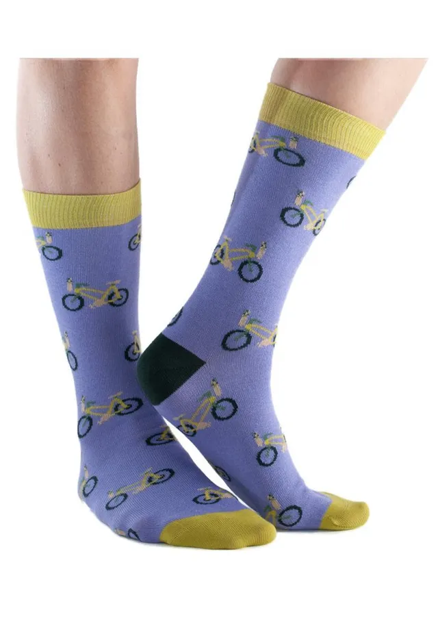 marlowe nature Socken & Strumpfhosen Bikes klein Socken grün 36-40 Bambus