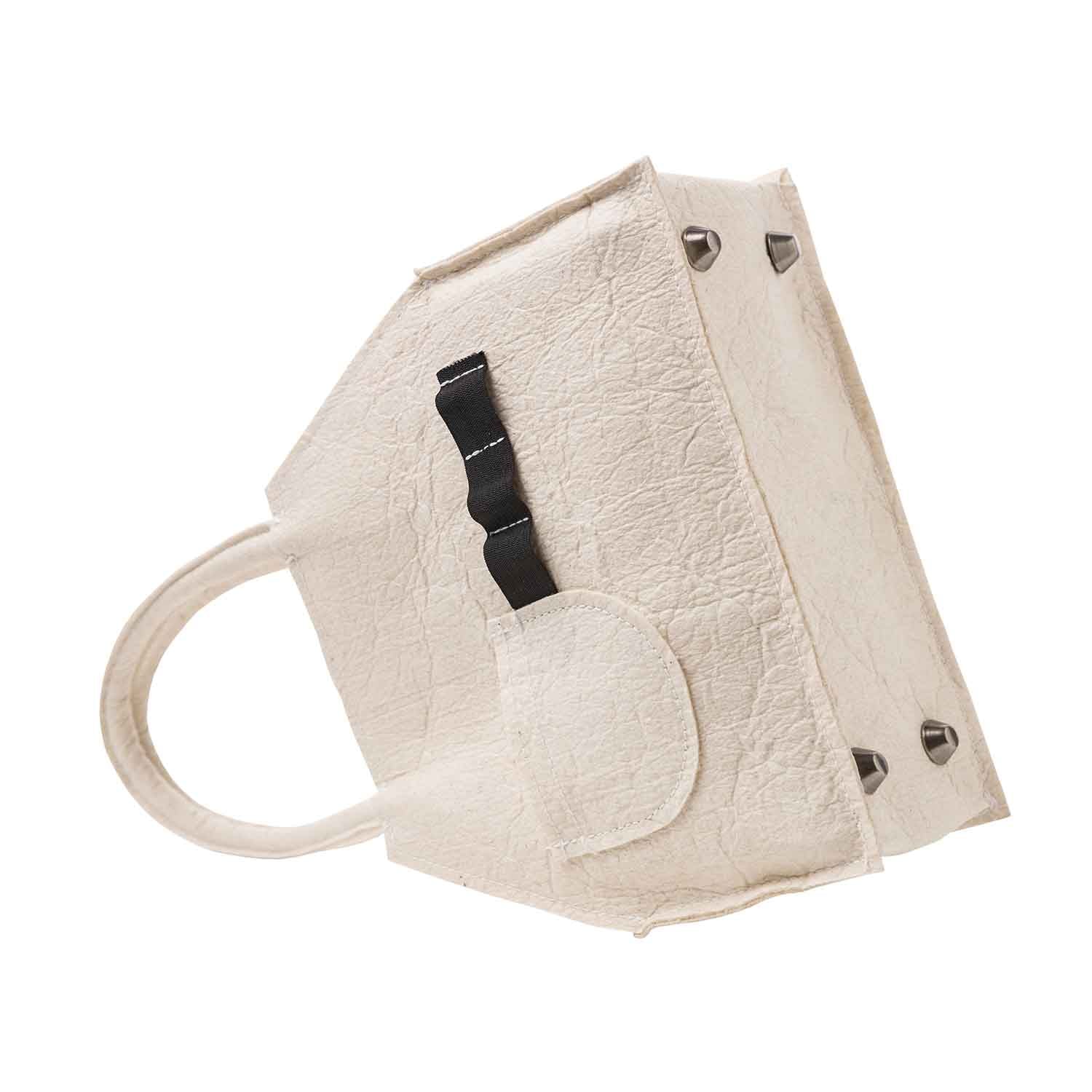 Infantium Victoria White Pinatex Handbag Tasche weiß vegan