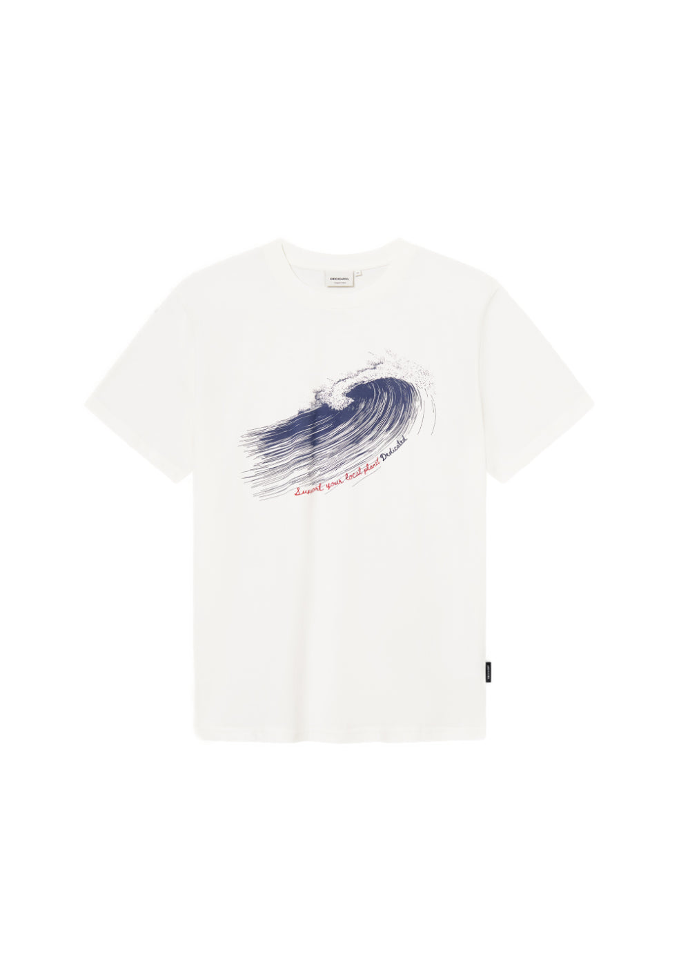 Marlowe Nature Stockholm Support Wave T-Shirt whisper white