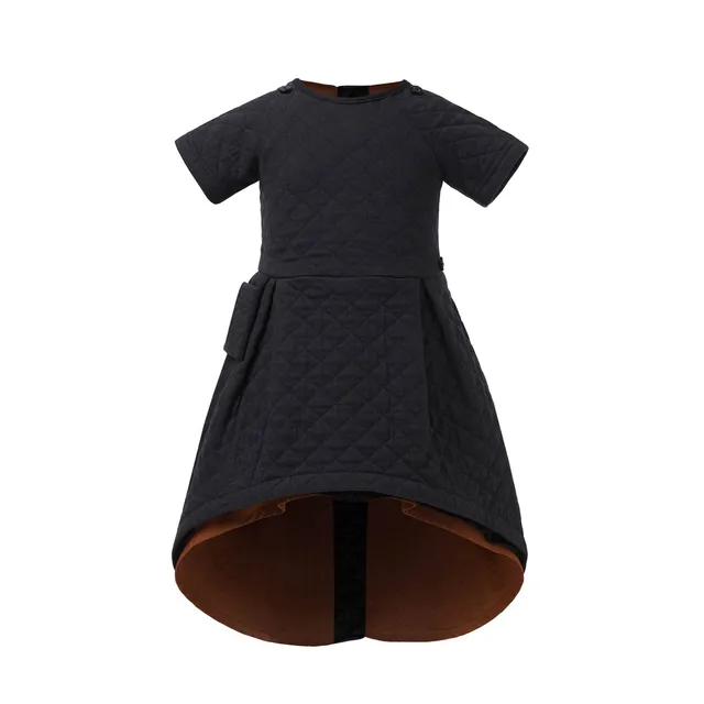 Infantium Victoria Armor Kleid Mädchen Schwarz Baumwolle