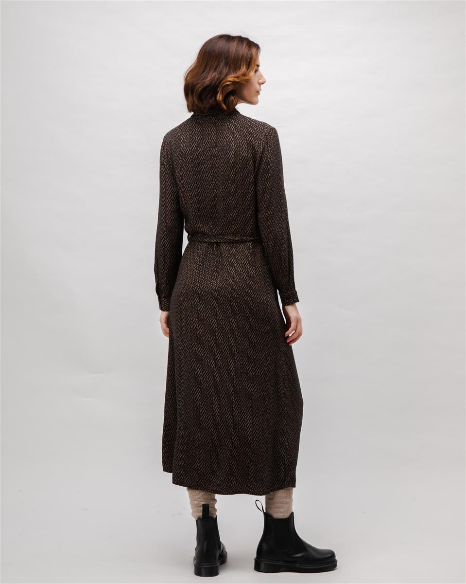marlowe nature Mist V-Neck Dress Kleid black Gr. L Stäbchen