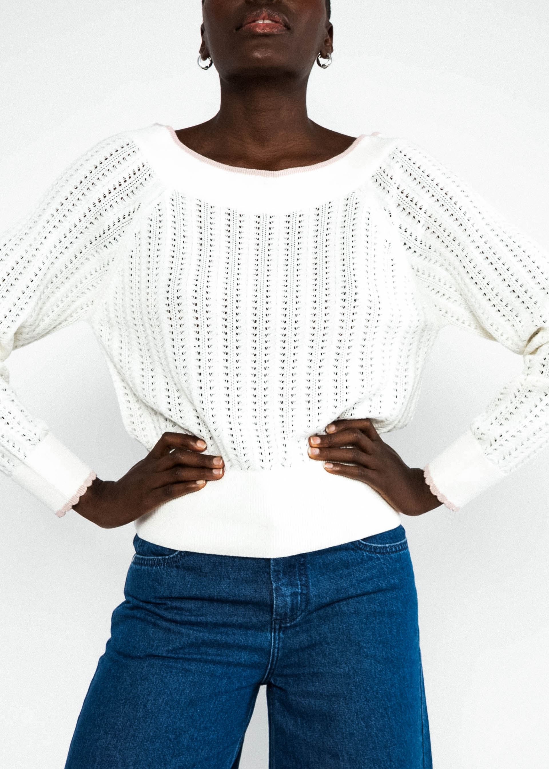 Blutsgeschwister Delicious Summer Strickpullover S-XL dreamy white knit
