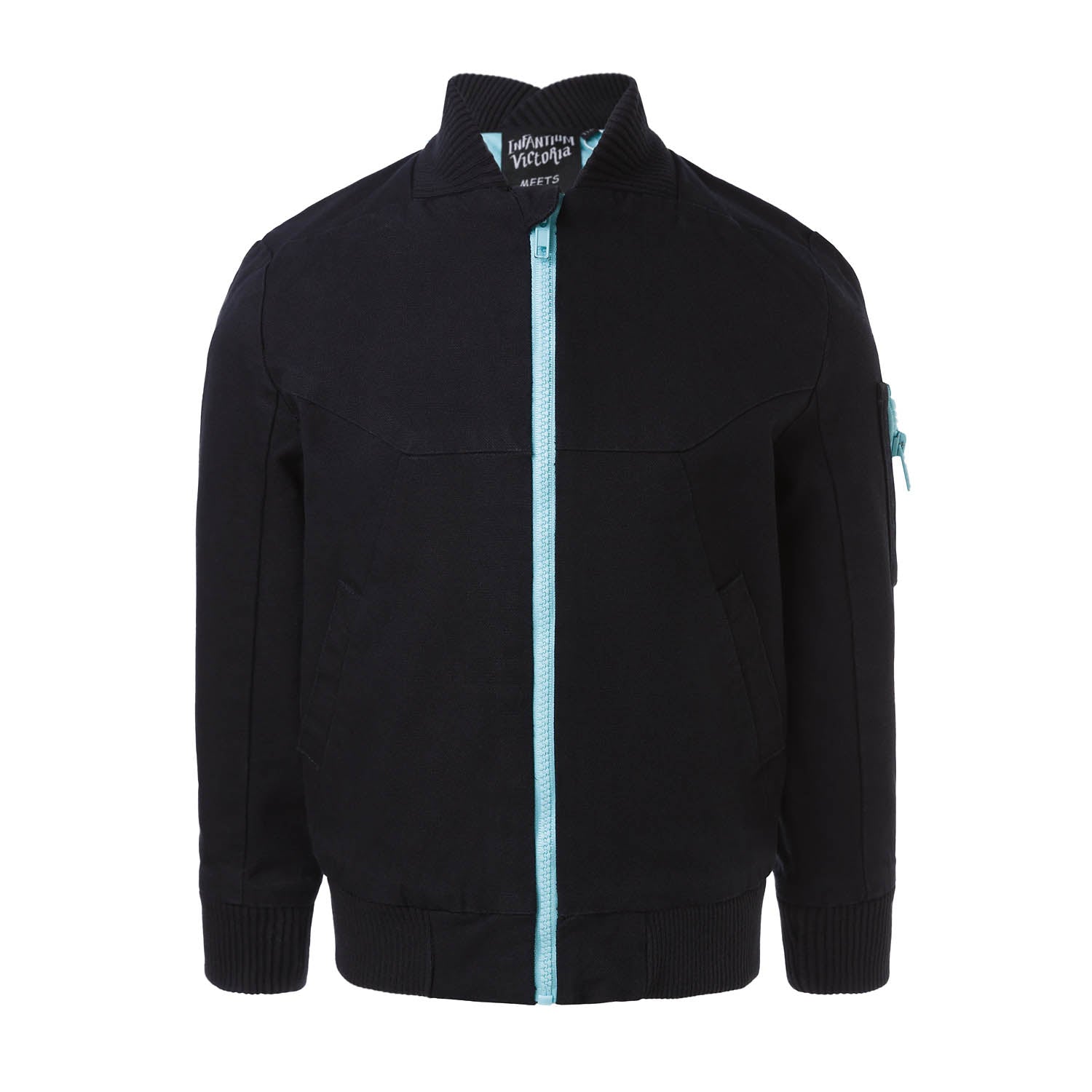 Infantium Victoria Bomberjacke Schwarz Stick 68 Baumwolle