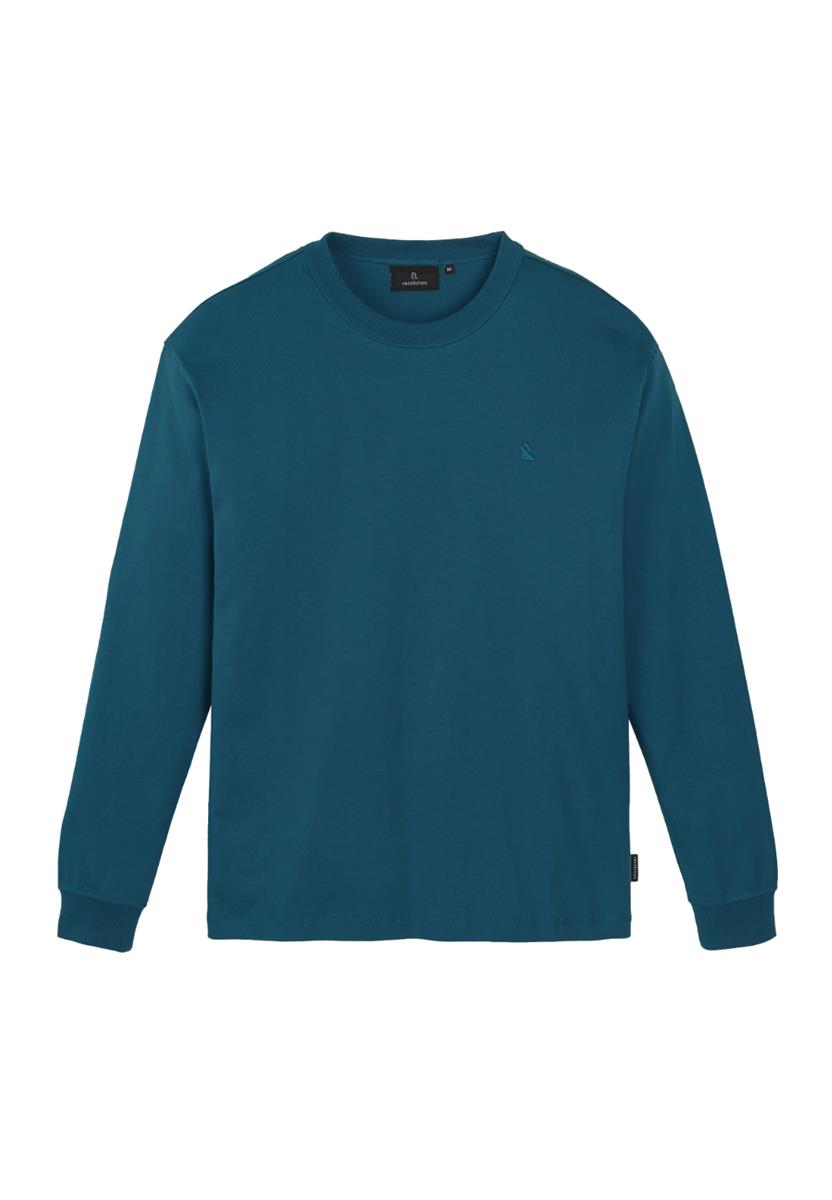 marlowe nature Papaya Longsleeve black Bio-Baumwolle S