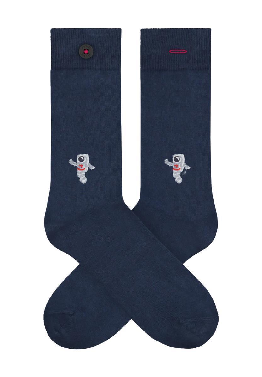 marlowe nature Onno Socken Onno grey 36-40 Bio-Baumwolle Stick