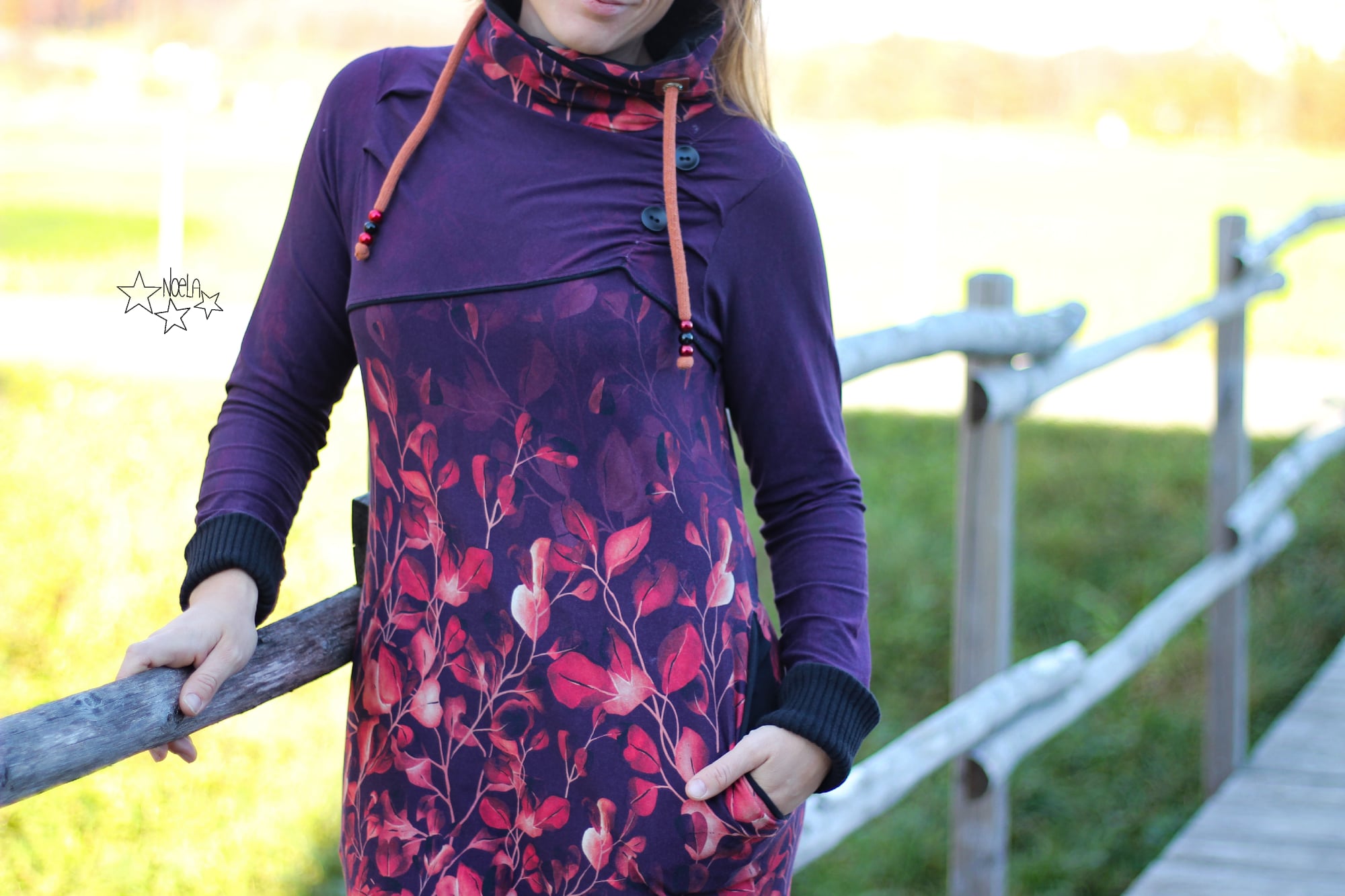 Schnittrebell Papierschnitte Add On Hoodiekleid Elise Gr.34-54