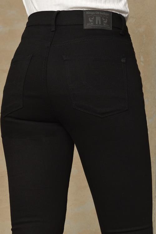 marlowe nature Christina High Jeans stay black rinse