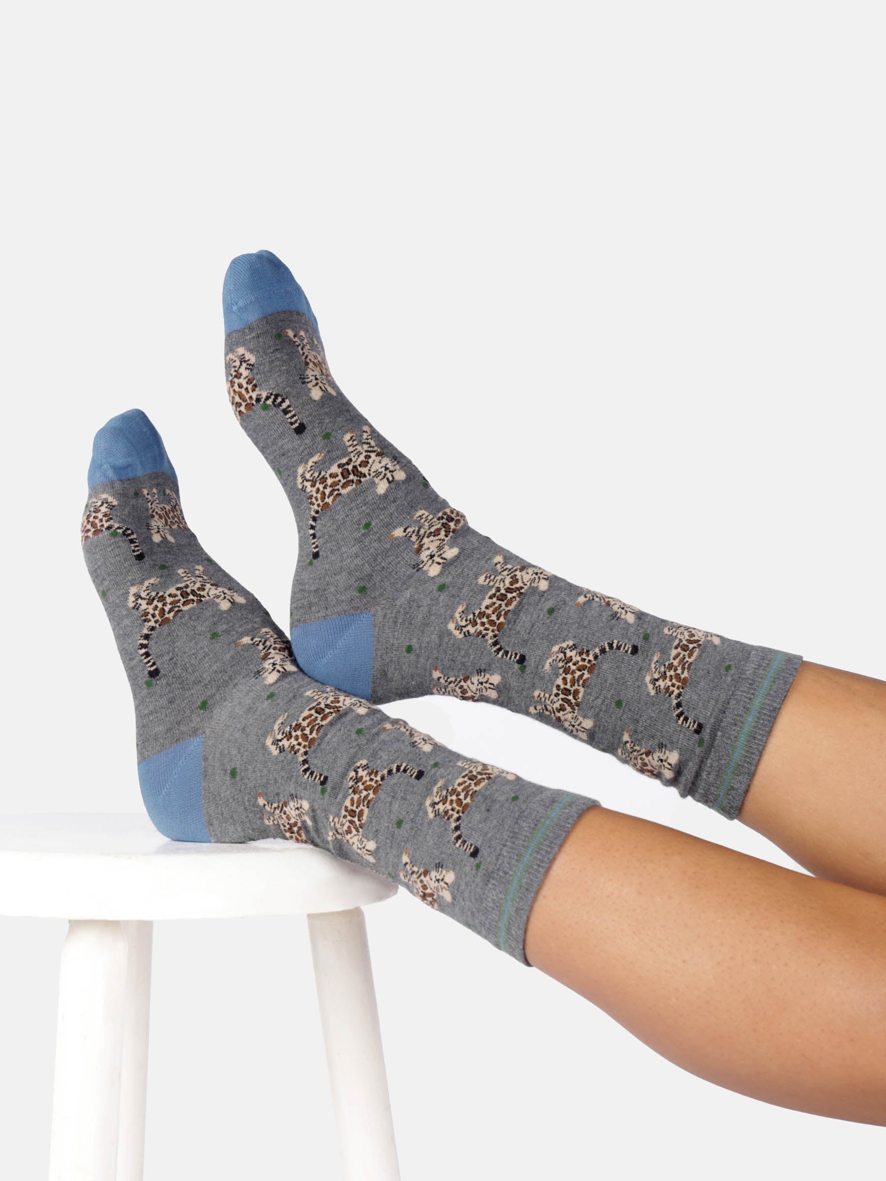 Thought Cats and Dogs Bambus Socken Bengal Cat 37-41