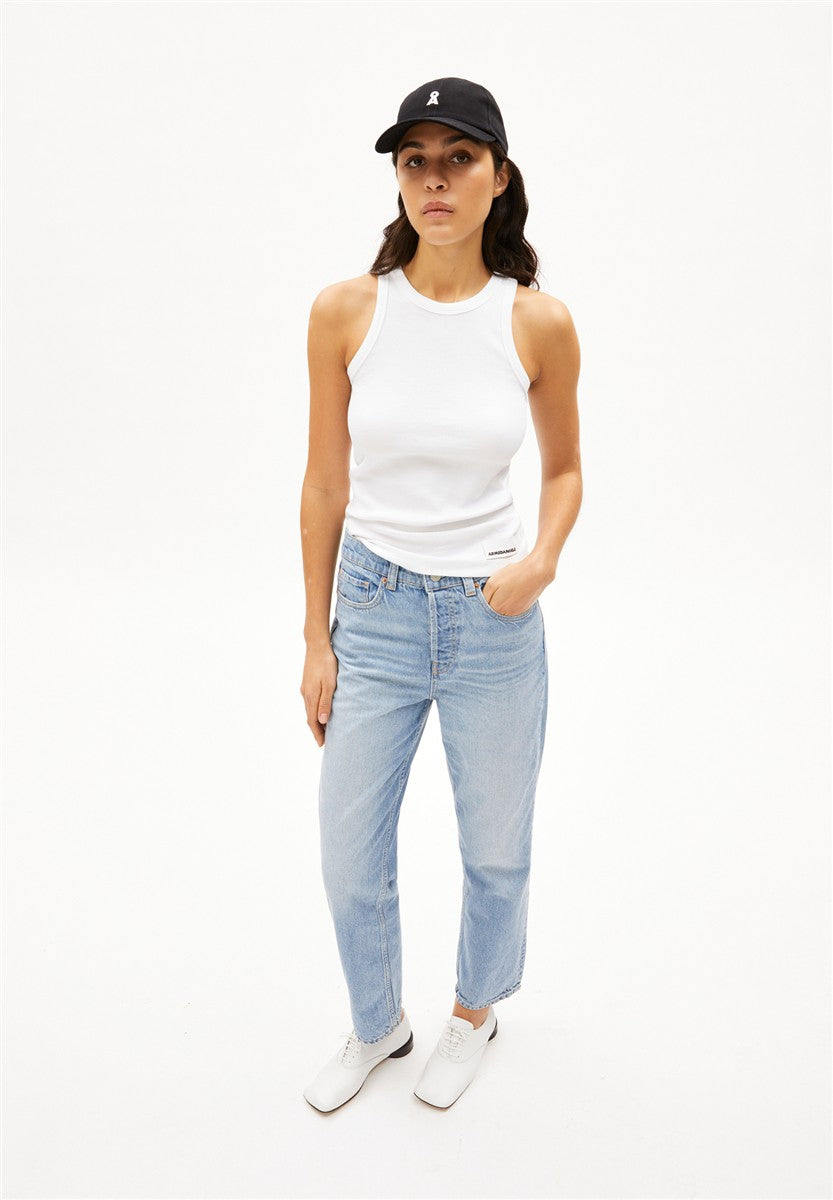 marlowe nature Aaikala High Straight Jean andromedar Baumwolle