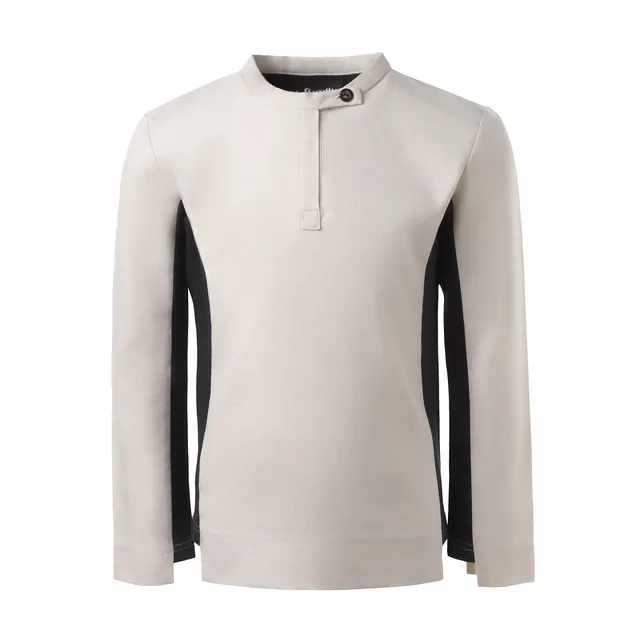 Infantium Victoria Off-White Top Langarmshirt Creme Baumwolle 92-116