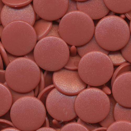 Kam Snaps Plastic Snaps B15 Druckknöpfe altrosa 50 Sets