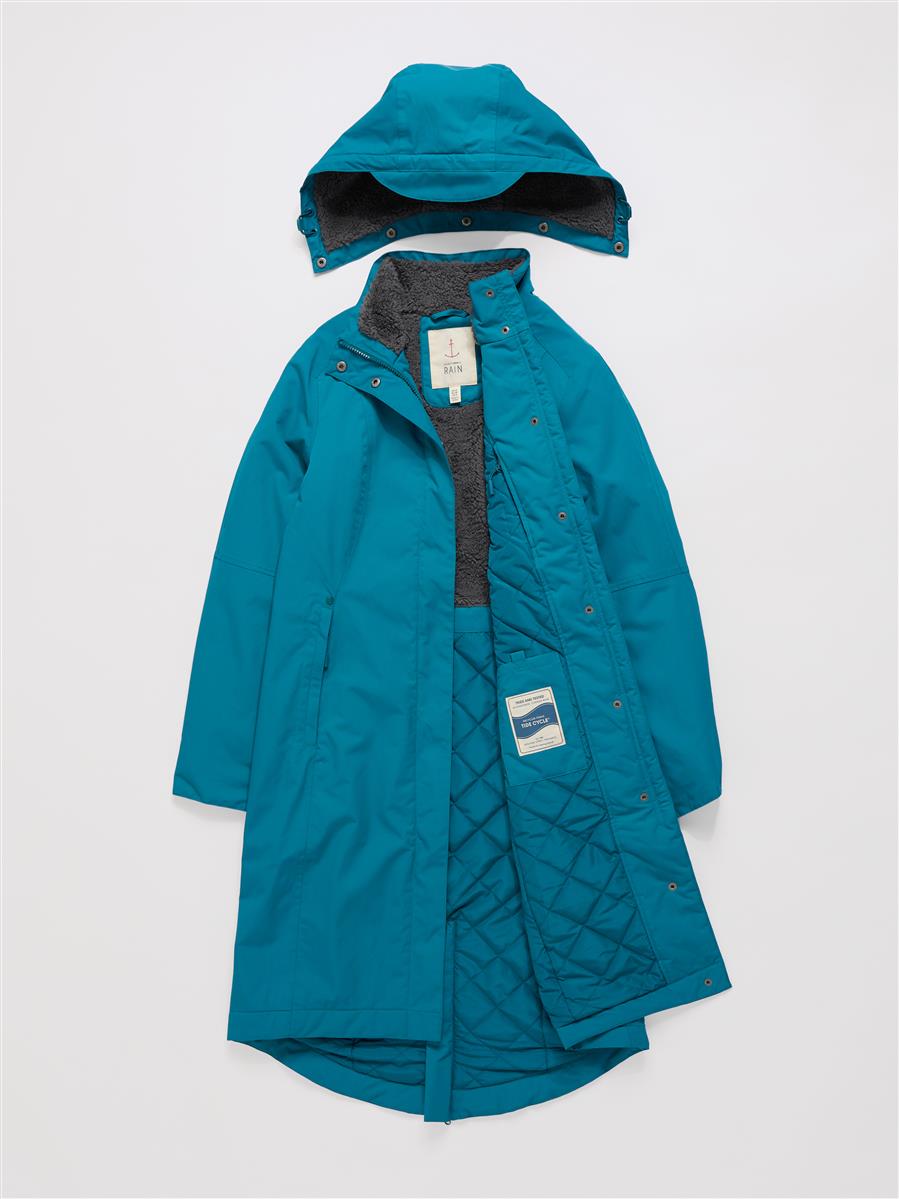 Marlowe Nature Janelle Coat Mantel recycelt squid ink