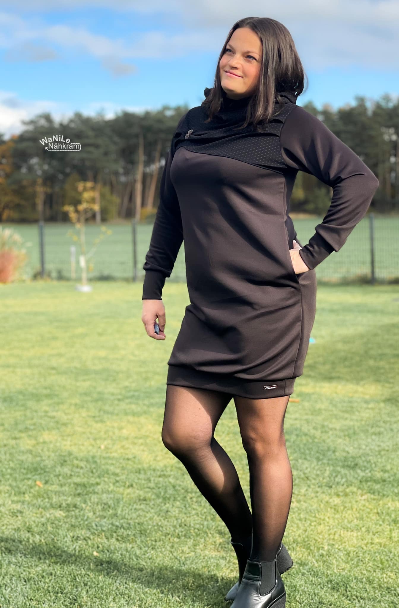 Schnittrebell Papierschnitte Add On Hoodiekleid Elise Gr.34-54