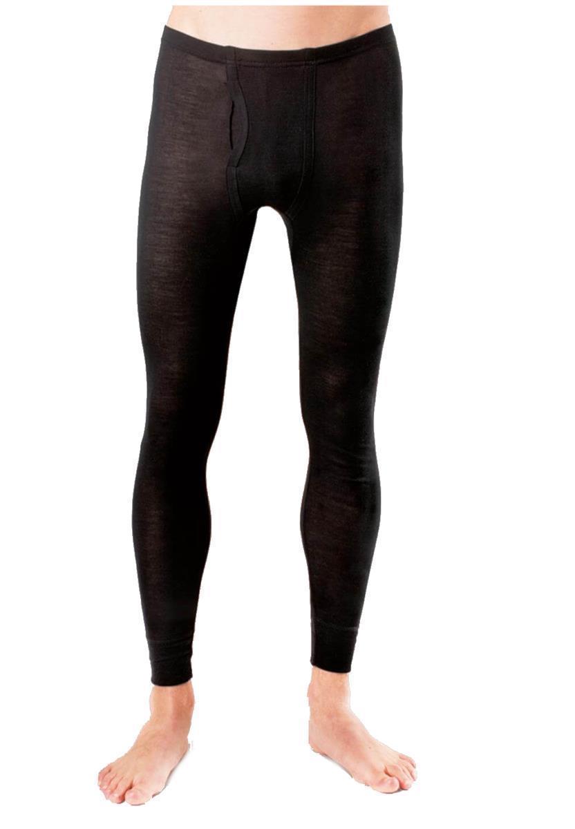 Marlowe Nature Henry Lange Unterhose schwarz Merino Seide