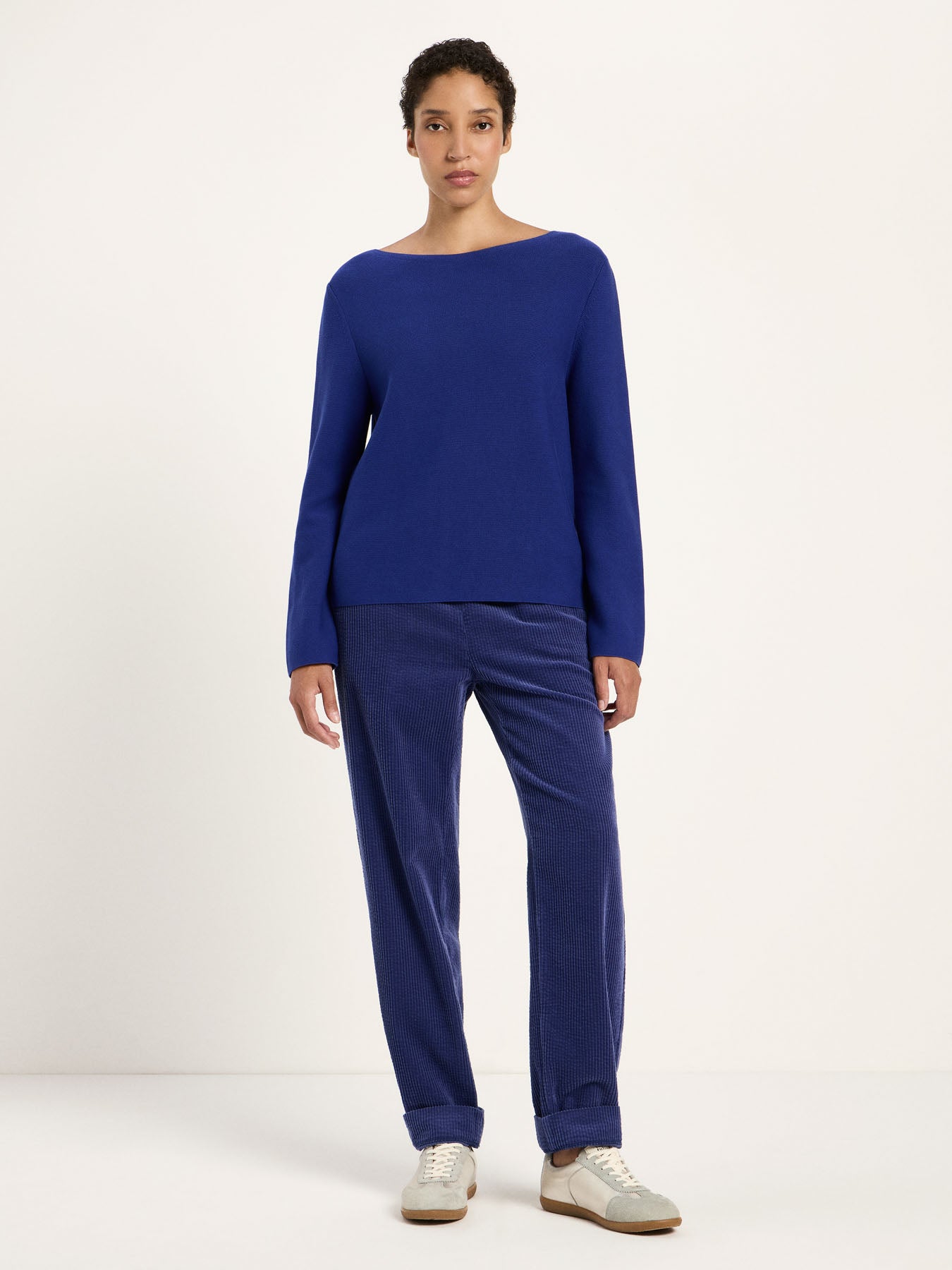 Marlowe Nature U-Boot Pullover Bio-Baumwolle rose