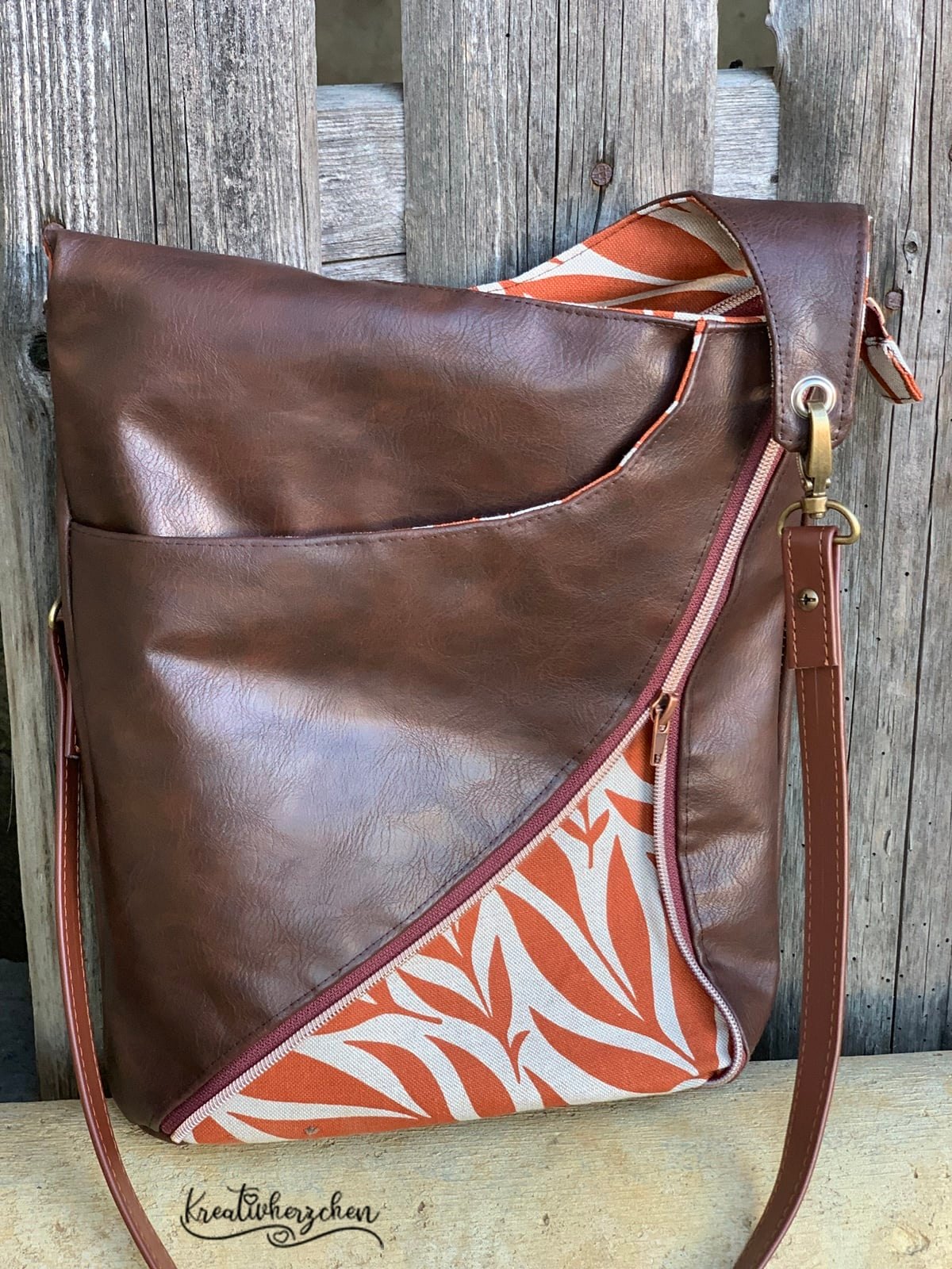 Schnittrebell Jinny Tasche Ebook 2 Grössen Reissverschluss