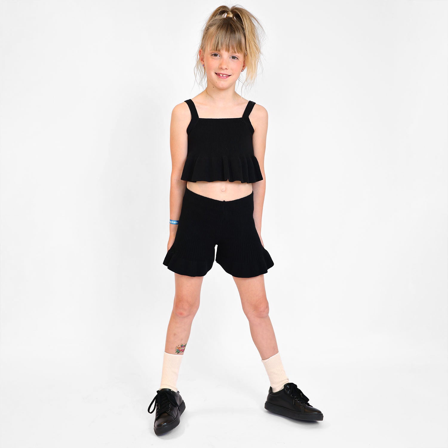 Infantium Victoria Beach Shorts Strickshorts schwarz Gr.92 Bio