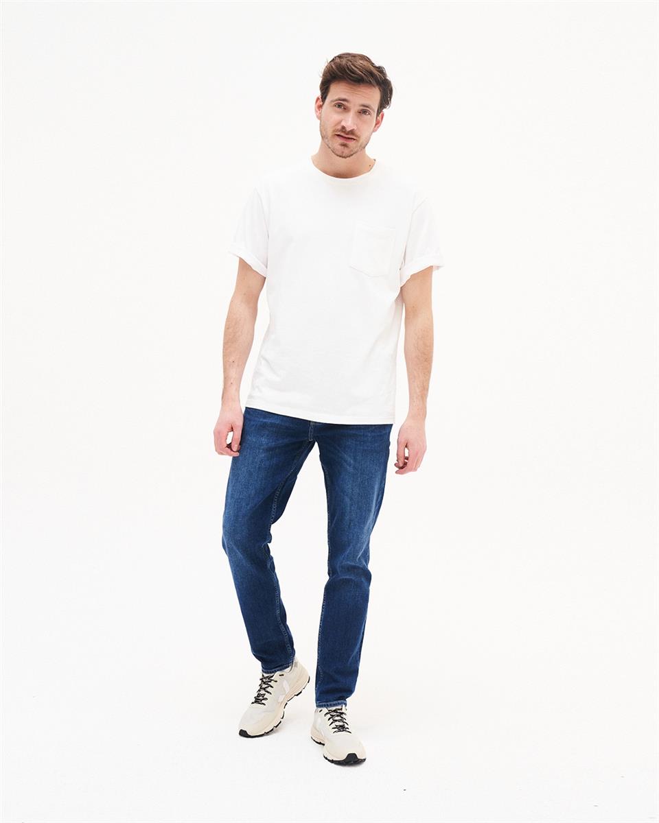 marlowe nature Jamie Slim deep blue Jeans deep blue Bio-Baumwolle
