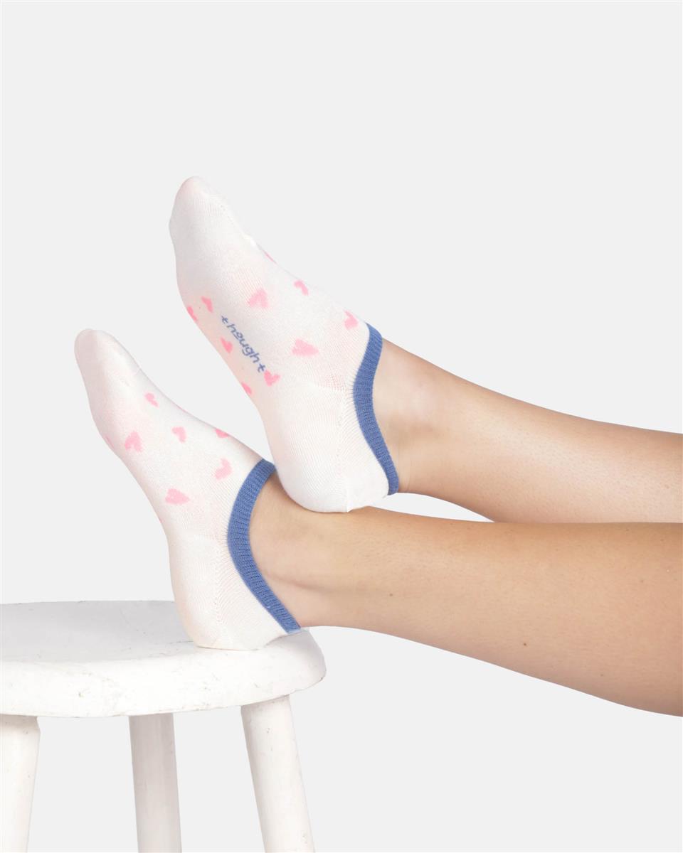 marlowe nature Patterned Organic Cotton No-Show Socken multi
