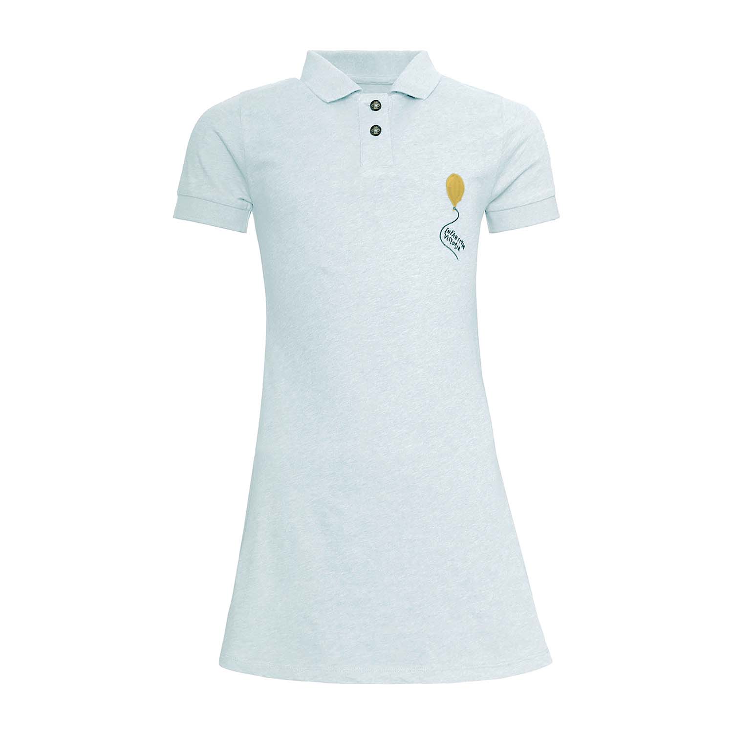 Infantium Victoria Mint Green Polo Kleid Bio-Baumwolle GOTS