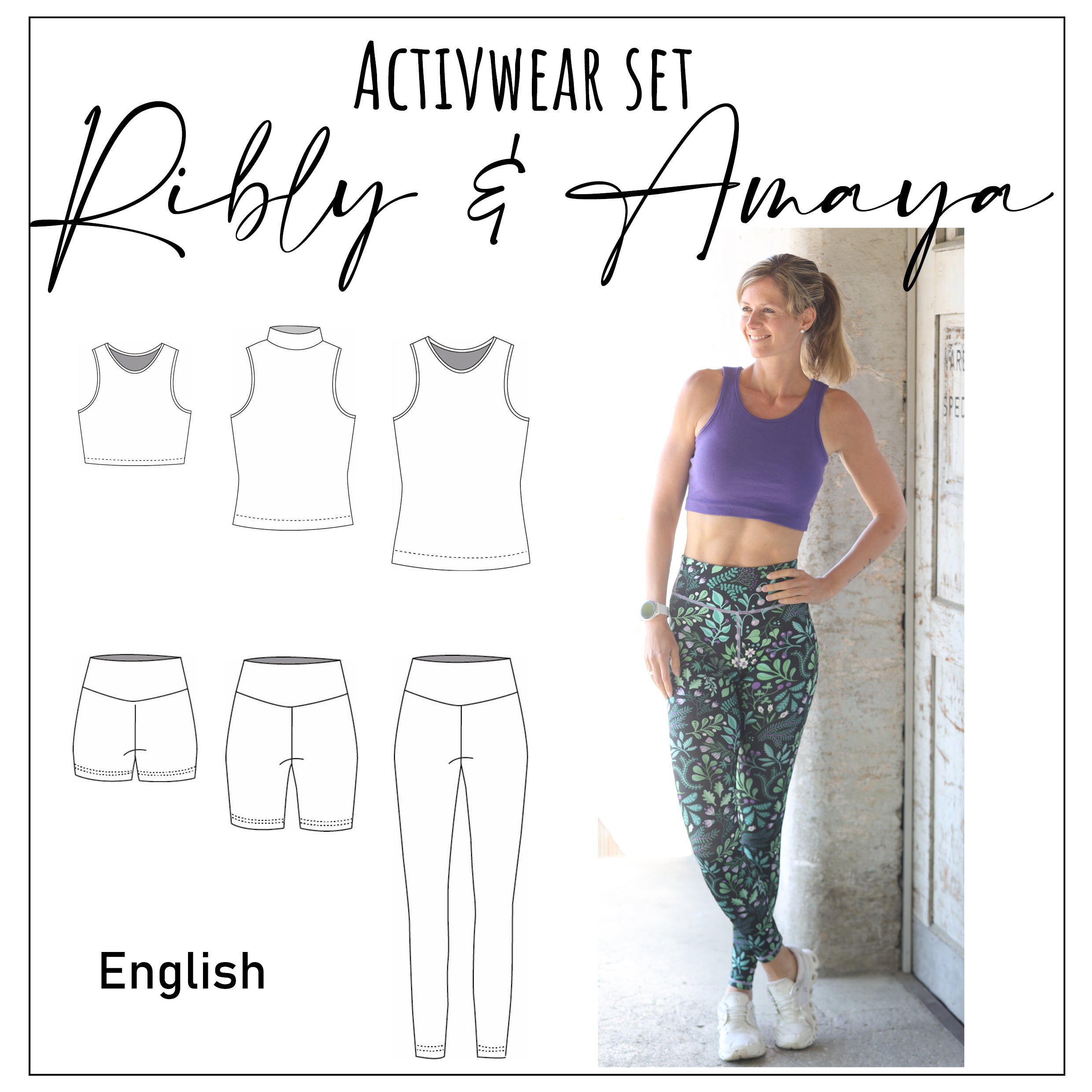 Moeve Design Ribly Amaya Schnittmuster Activewear Set Gr. 32-52
