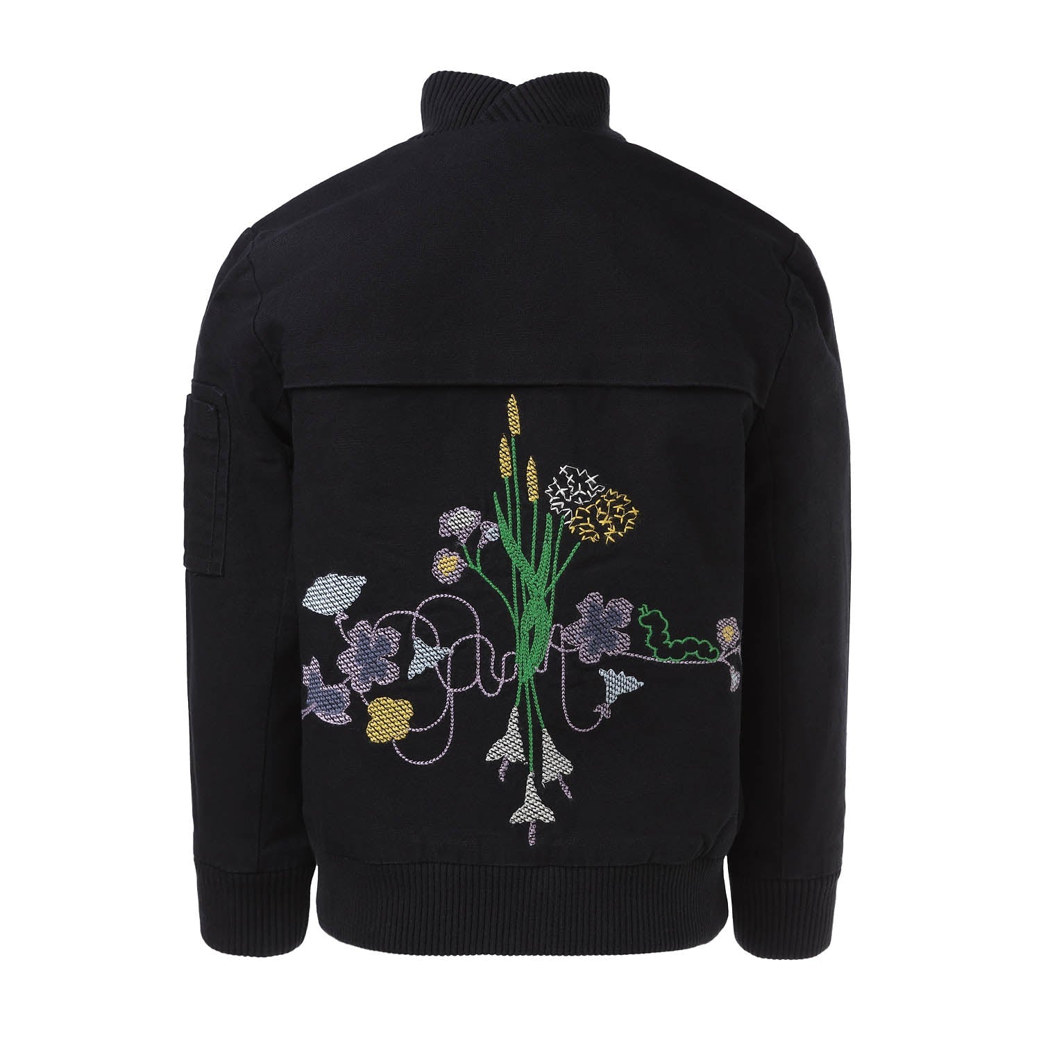 Infantium Victoria Bomberjacke Schwarz Stickerei 80 Preloved