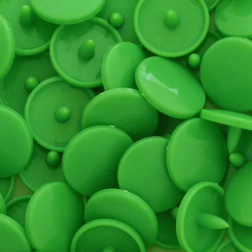 Kam Snaps B14 Spring Green Druckknöpfe 1000 Sets glänzend